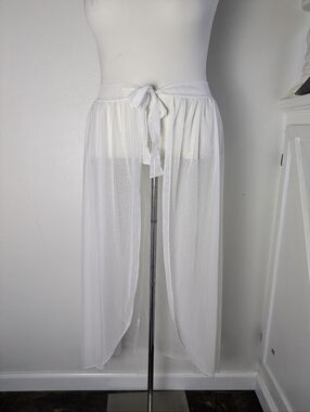 Womens Swimwear Bikini Cover Up Sheer Beach Wrap Skirt Sarong Pareo Maxi Dress